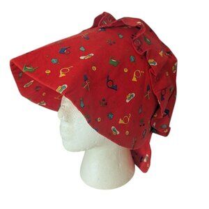 Bonnet Handmade Costume Boho Sun Hat Rustic Button Flap Gardening Garden